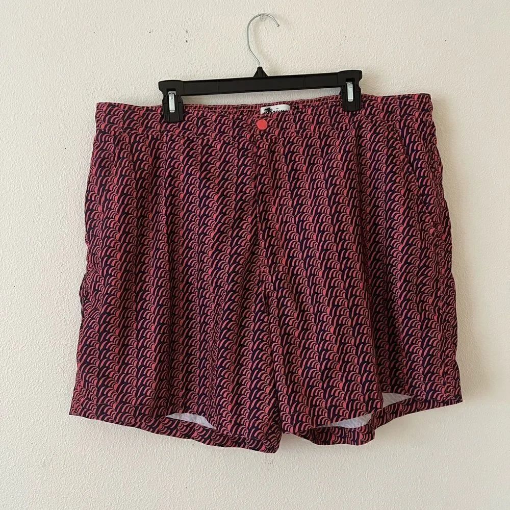 Trunks Surf Swimco Mens Swimming Trunk Multi Colored Mens size Size XXL